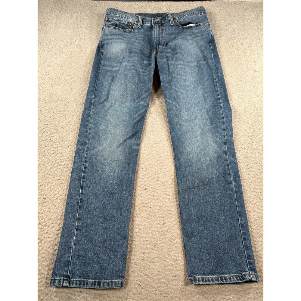 Levi's 511 Jeans Men's 34x27 Blue Denim Straight Leg Faded Workwear Western